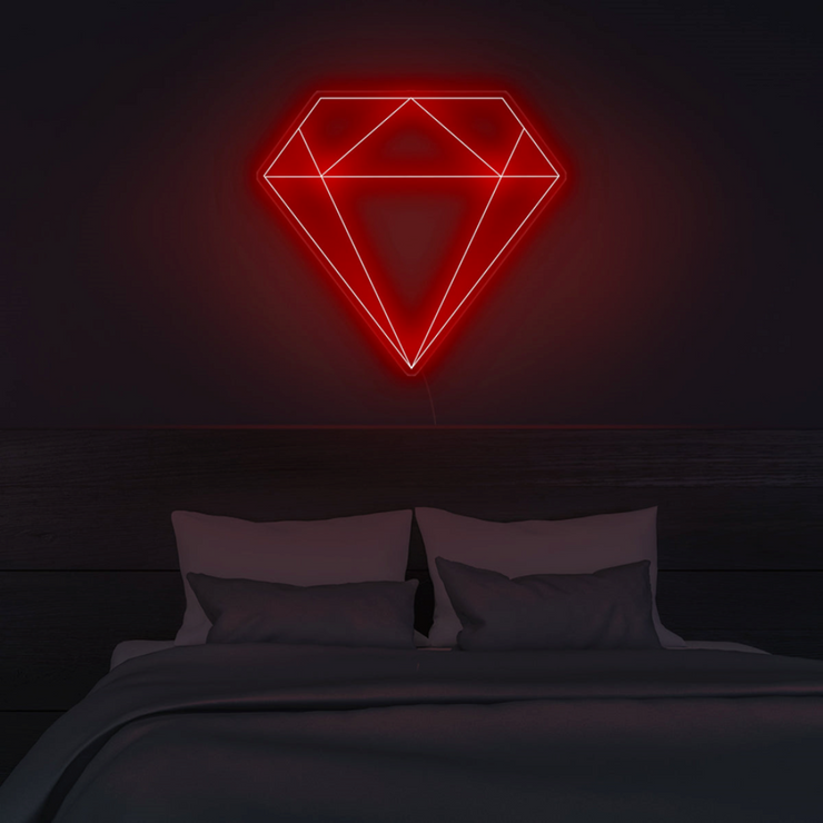 Diamond Neon Wall Sign