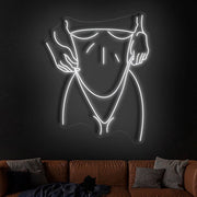 Bikini Female Body Neon Sign - Bikini Female Body Neon Sign