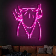 Bikini Female Body Neon Sign - Bikini Female Body Neon Sign