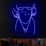 Bikini Female Body Neon Sign - Bikini Female Body Neon Sign