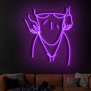 Bikini Female Body Neon Sign - Bikini Female Body Neon Sign