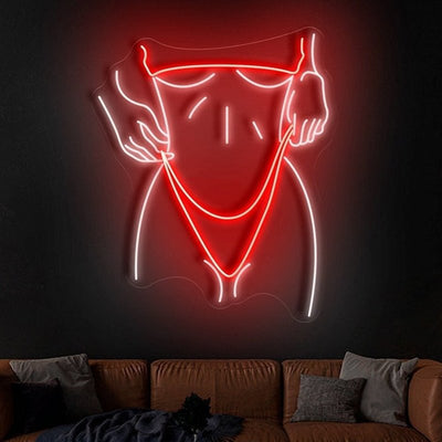 Bikini Female Body Neon Sign - Bikini Female Body Neon Sign