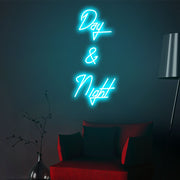 "Day & Night" Neon Sign - "Day & Night" Neon Sign