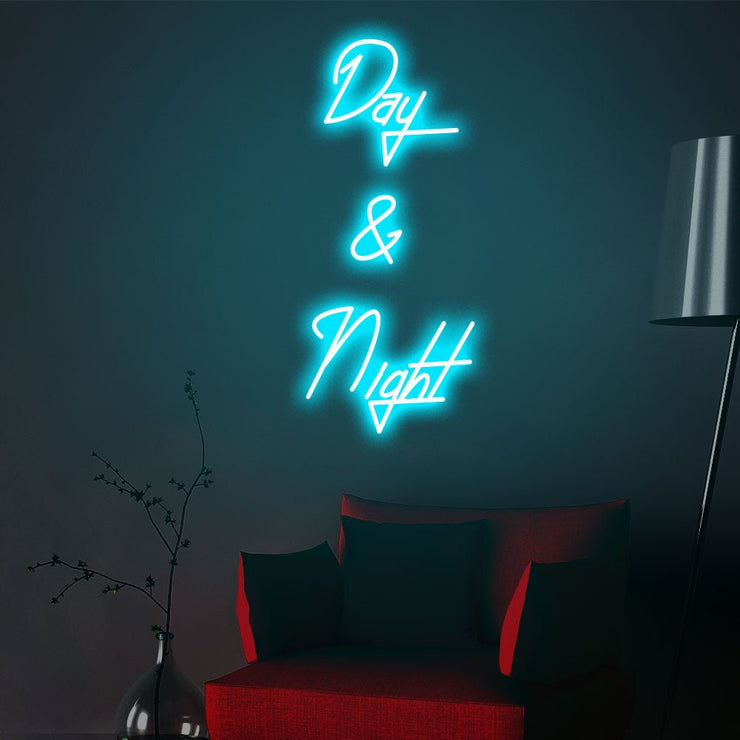 "Day & Night" Neon Sign - "Day & Night" Neon Sign