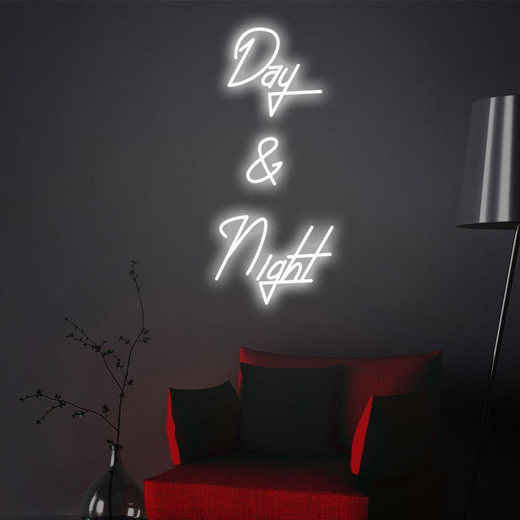 "Day & Night" Neon Sign - "Day & Night" Neon Sign