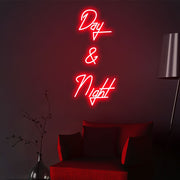 "Day & Night" Neon Sign - "Day & Night" Neon Sign