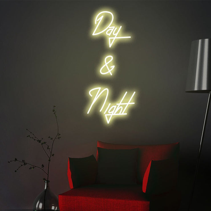 "Day & Night" Neon Sign - "Day & Night" Neon Sign