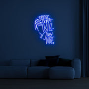 "Please Don't Kill My Vibe" Neon Wall Sign