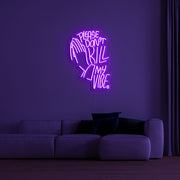 "Please Don't Kill My Vibe" Neon Wall Sign