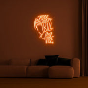 "Please Don't Kill My Vibe" Neon Wall Sign