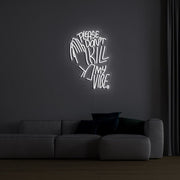 "Please Don't Kill My Vibe" Neon Wall Sign