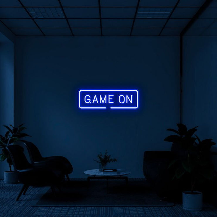 "Game On" Neon Wall Sign