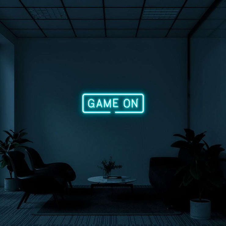 "Game On" Neon Wall Sign
