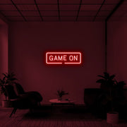 "Game On" Neon Wall Sign