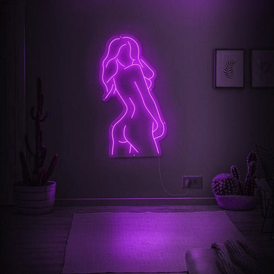 Nude Female Neon Wall Sign - Nude Female Neon Wall Sign