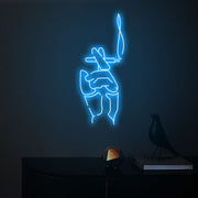 Smoking Hand Neon Wall Sign - Smoking Hand Neon Wall Sign