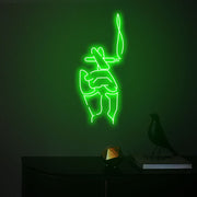 Smoking Hand Neon Wall Sign - Smoking Hand Neon Wall Sign